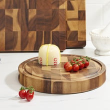 Round Acacia Wood Cutting Board